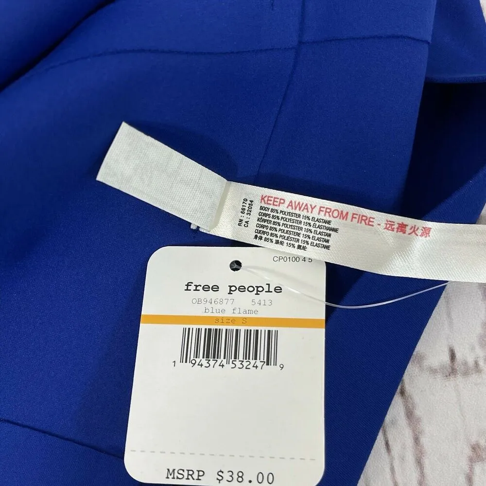 Free People Intimately Nina Bandeau Bra Small Strapless Blue Flame Strapless New - Image 3