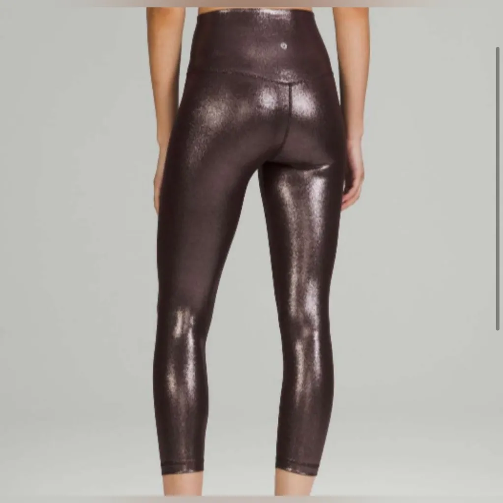 Lululemon  Limted edition Align High Rise- Radiant Foil French Press - Image 3