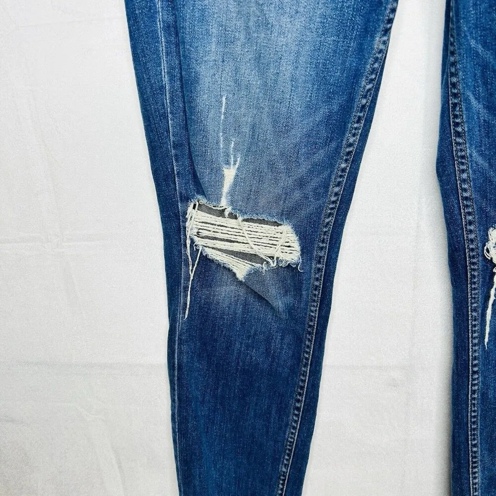 PAIGE Carter Slim Distressed Jeans In Amanda Destructed Size 28 (28x27) - Image 4