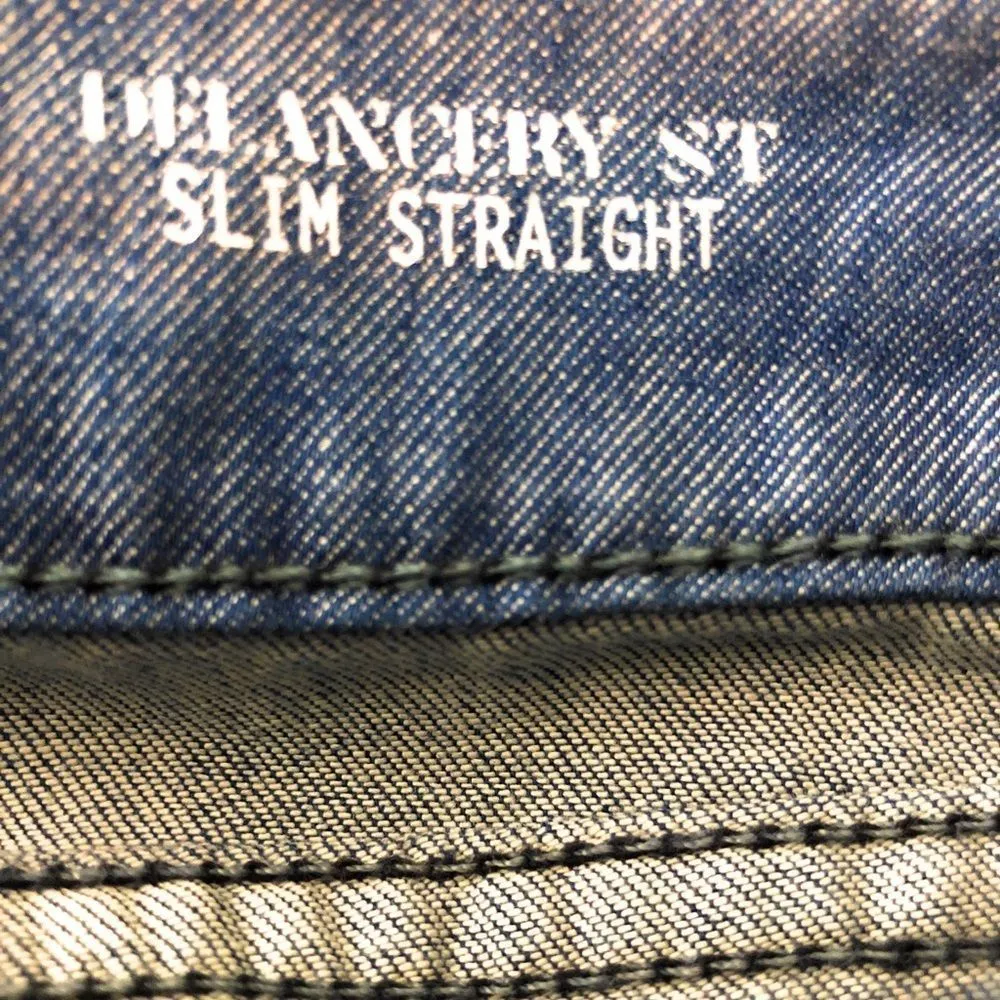 Sold Design Lab Delancery‎ St Slim Straight nwt Blue Size 26 - Image 5