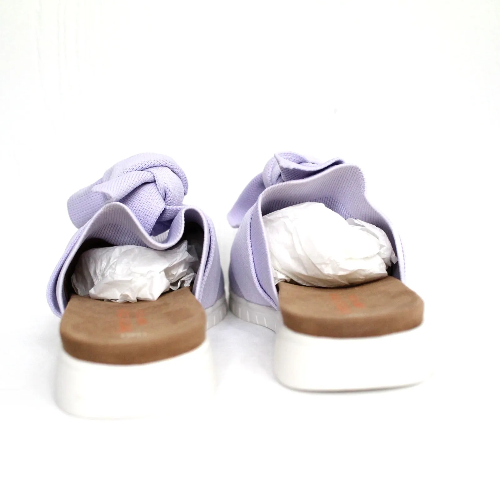 Bernie Mev Women's Freesia Slide Sandal Size 7 NIB Textile Upper Purple - Image 4