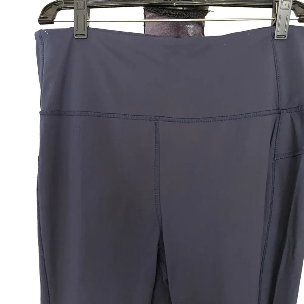 Reebok Navy Blue Athletic‎ Leggings Size L - Image 4