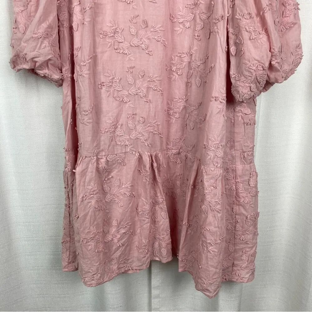 City Chic Crystal Pink Layla Babydoll Dress Sz.M(18) NWT - Image 13