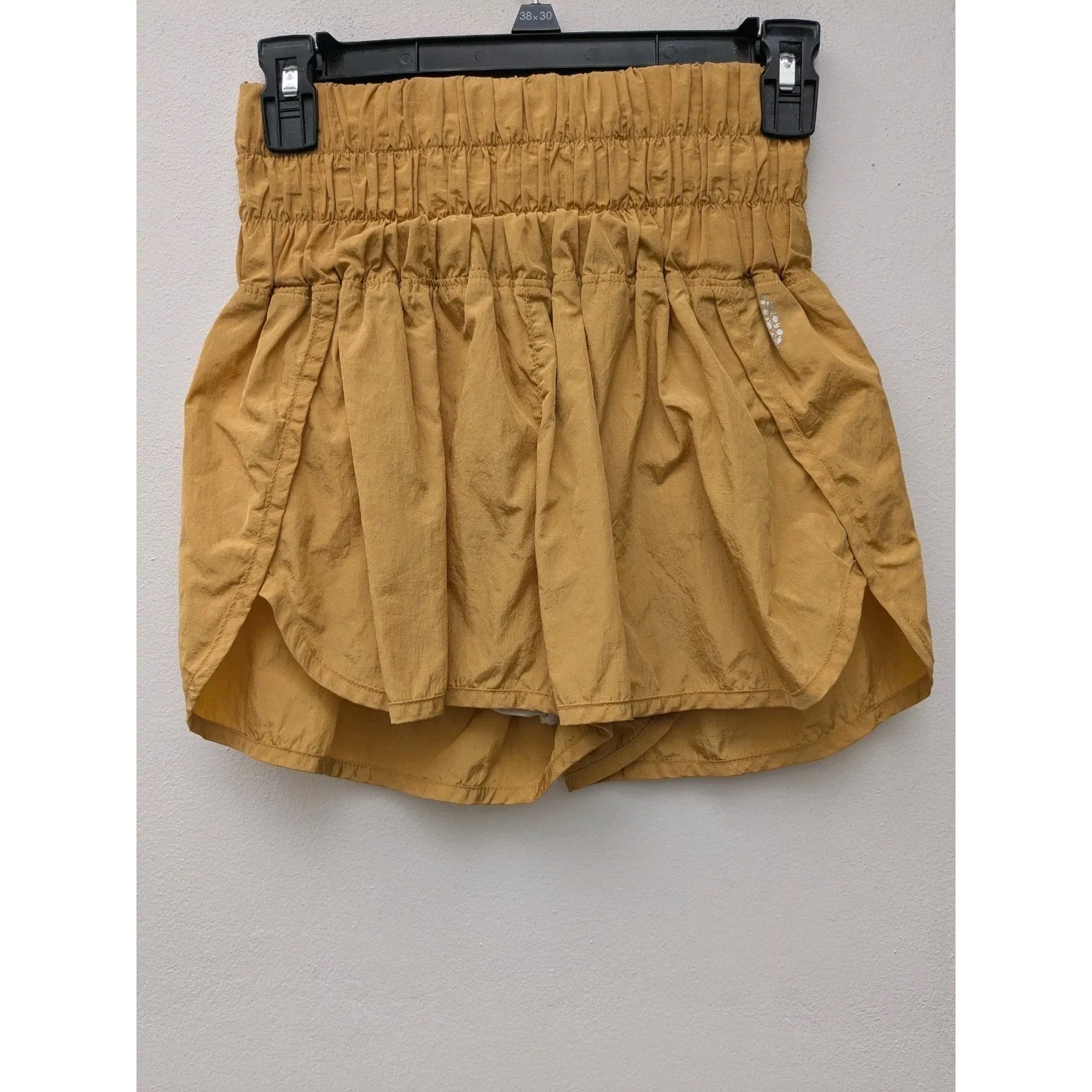 Free People Shorts FP Movement Logo The Way Home in Honey Mallow Size Small - Image 2