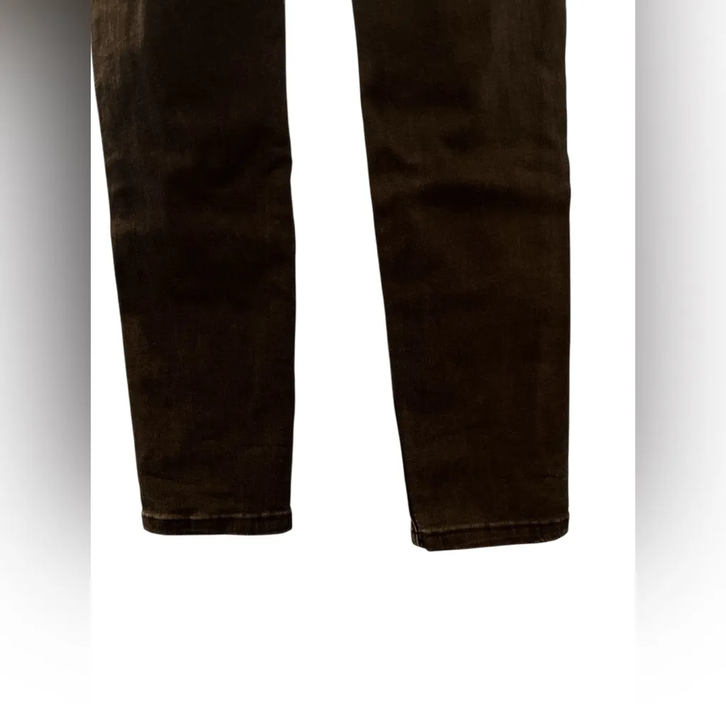 Risen Los Angeles Black Distressed Skinny Jeans Size 11/30 High Rise Stretch - Image 5