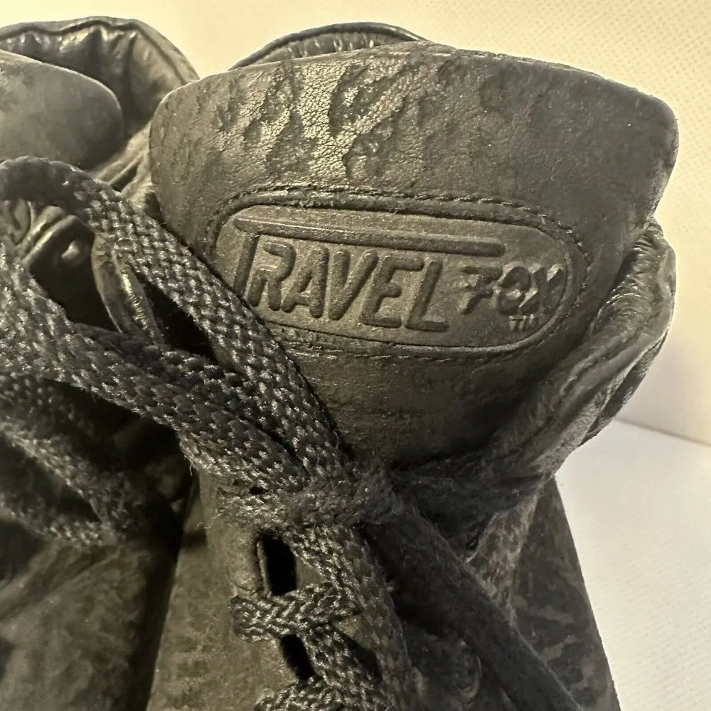 Travel Fox Sneakers Womens 9 Black 900 Series Collection Leather Animal … - Image 3