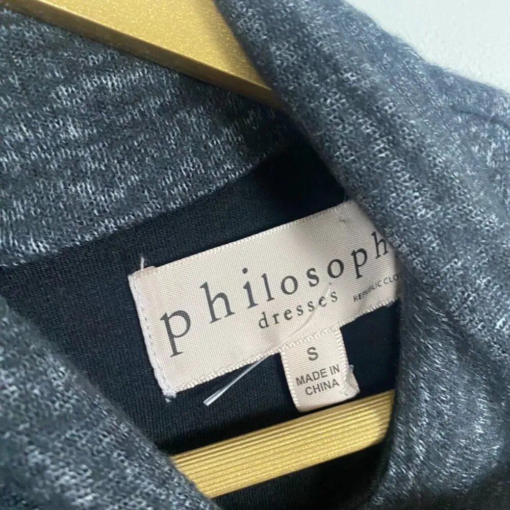 NWT Philosophy Mock Turtleneck Sleeveless Sweater Dress - Image 6