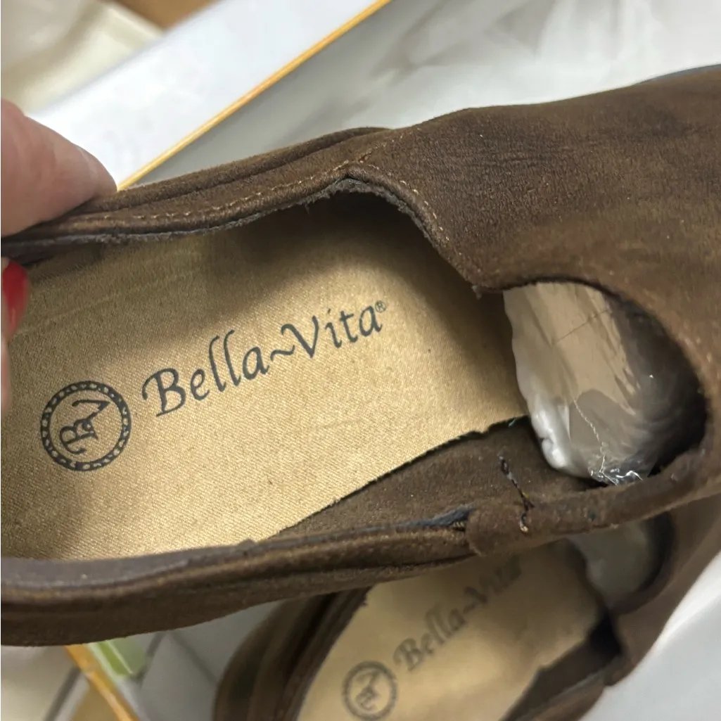 Bella Vita Womens Nakia Faux Leather Slip On Booties New #3 - Image 10