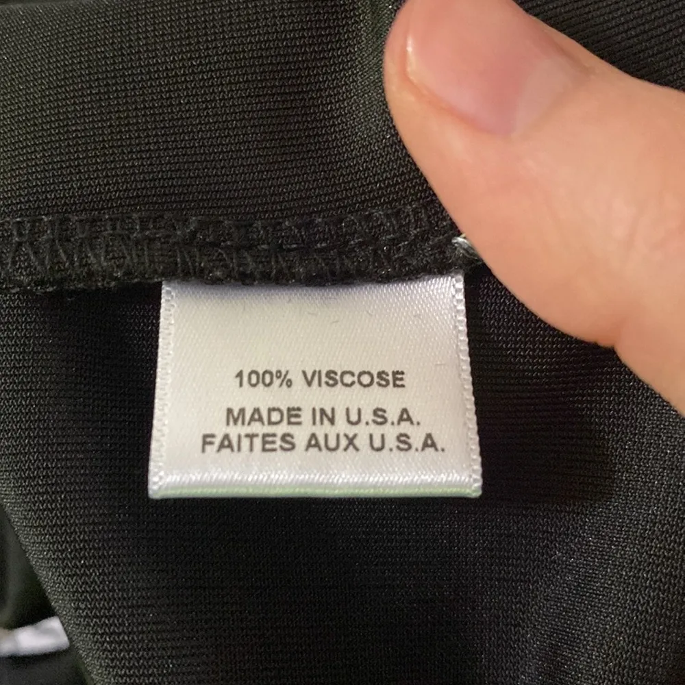 Misa Los Angeles Mielle black off shoulder velvet ruffle top size XS - Image 11