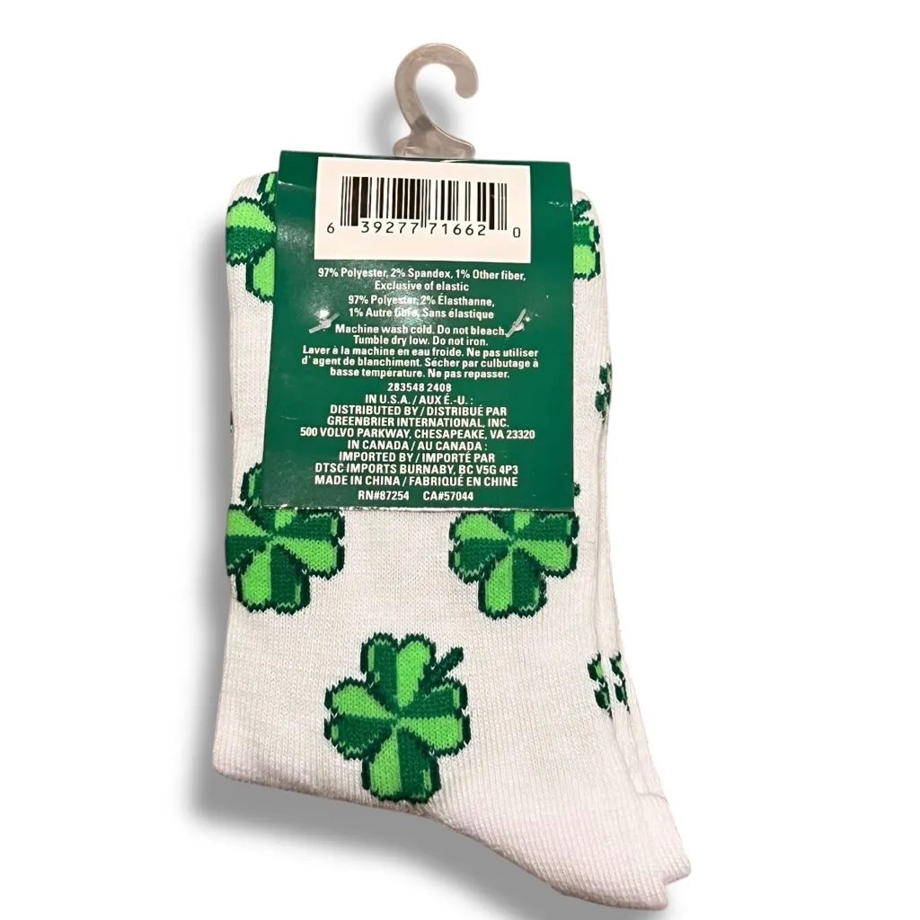 St. Patrick's Day Socks Unisex Adult - Image 2