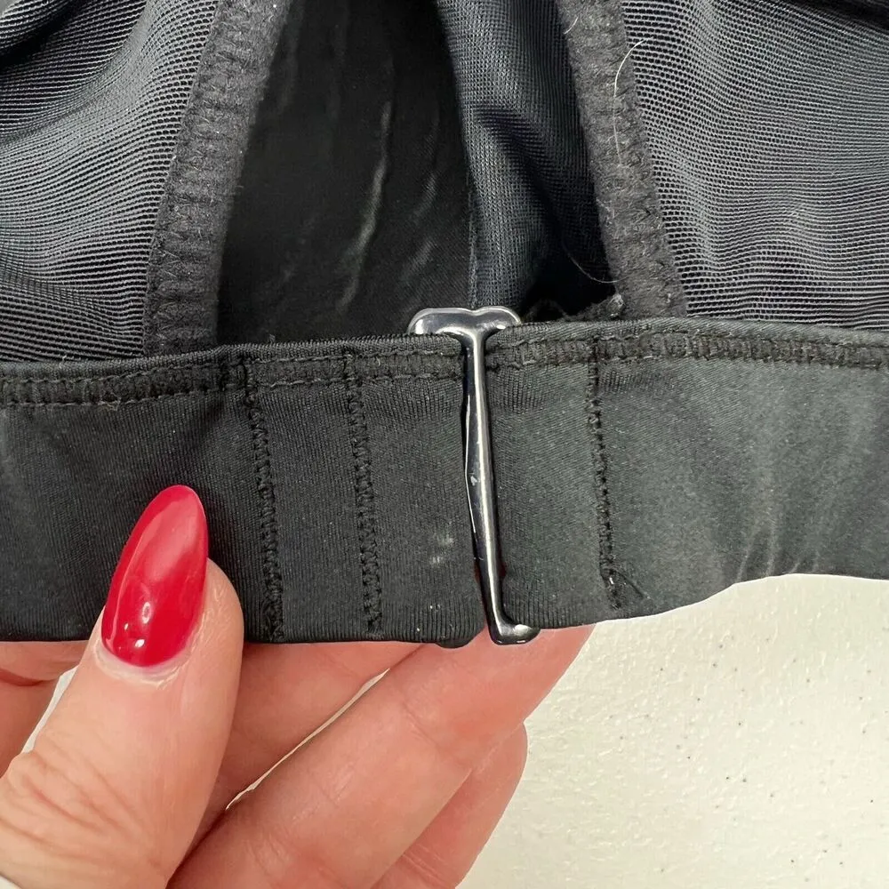 Brooks Women's Size S ? Sports Bra Uplift Crossback Black No Padding Stretch - Image 5