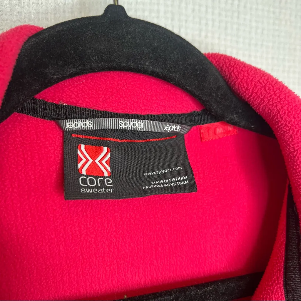 Spyder | Medium Hot Pink Ski‎ Jacket Tailored Fit Full Zip Up Jacket Coat - Image 5