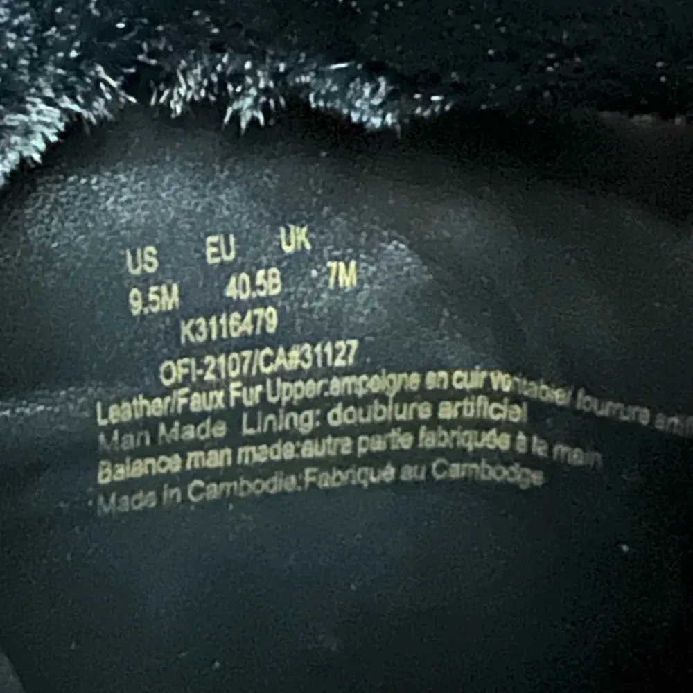 🆕 “SONYA” Black Fur-Trimmed High Heel Ankle Boots. NWT - Image 8