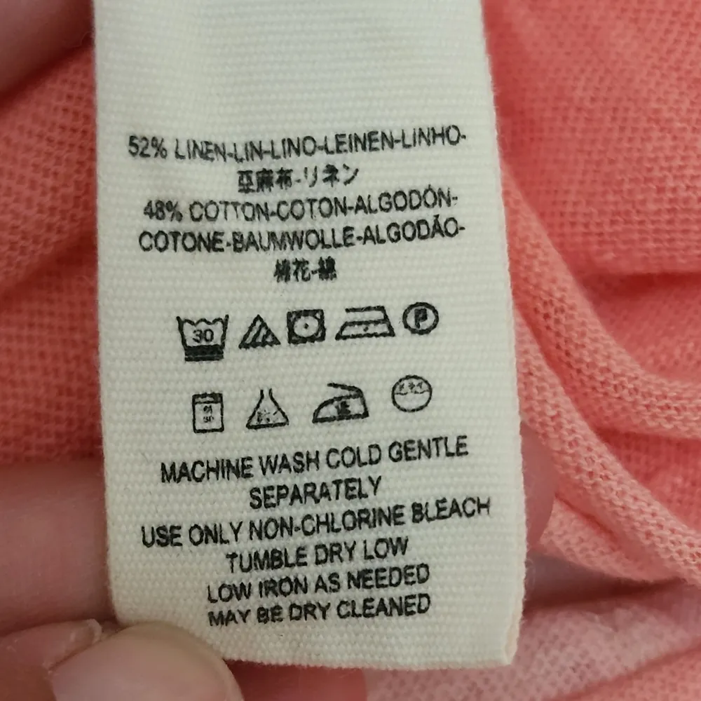 We the free strawberry gradient linen blend dolman tunic size small - Image 10