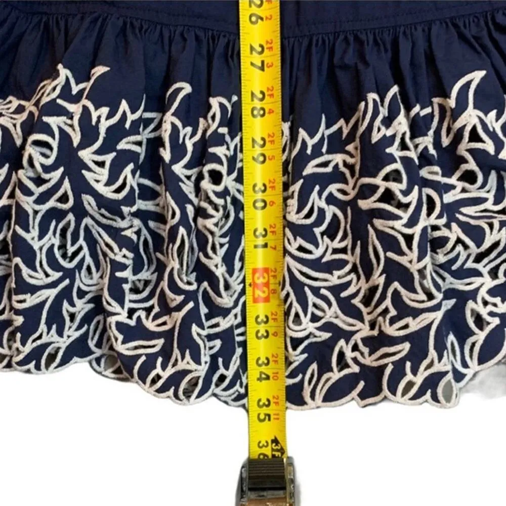 Rebecca Taylor | S | La Vie Eyelet Embroidered Short Sleeve Dress Lace Cutouts - Image 11