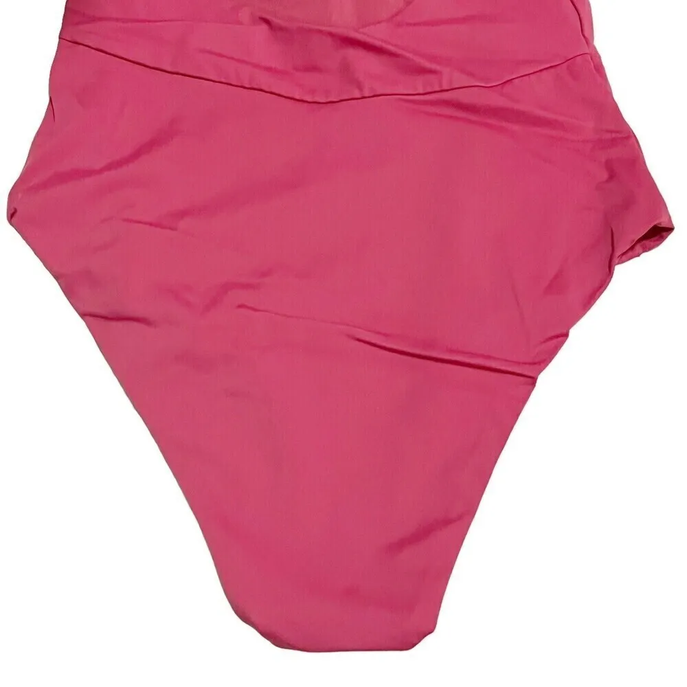 Onia NWT Valentina One-Piece Swimsuit Women’s Size Small Rose Crisscross Back - Image 5