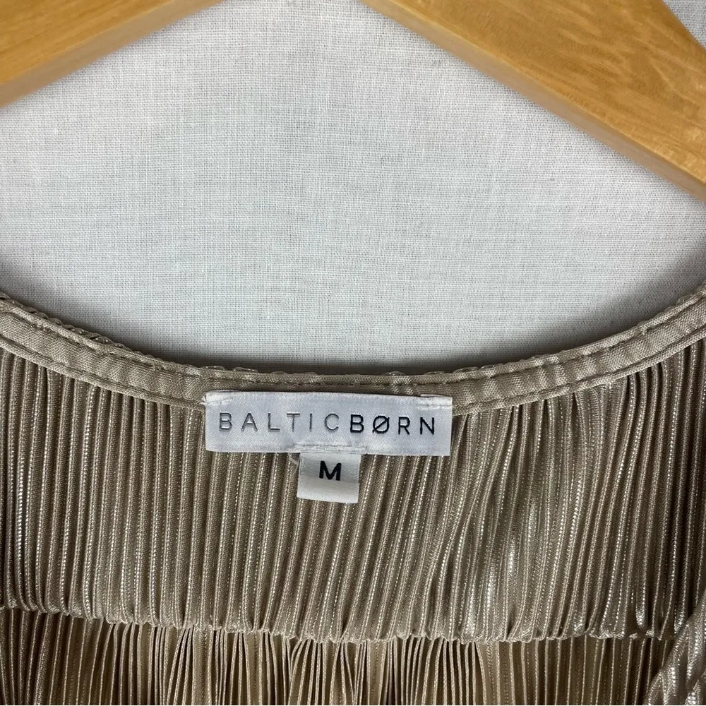 Baltic Born Gold Athena Pleated Maxi Dress - Image 8