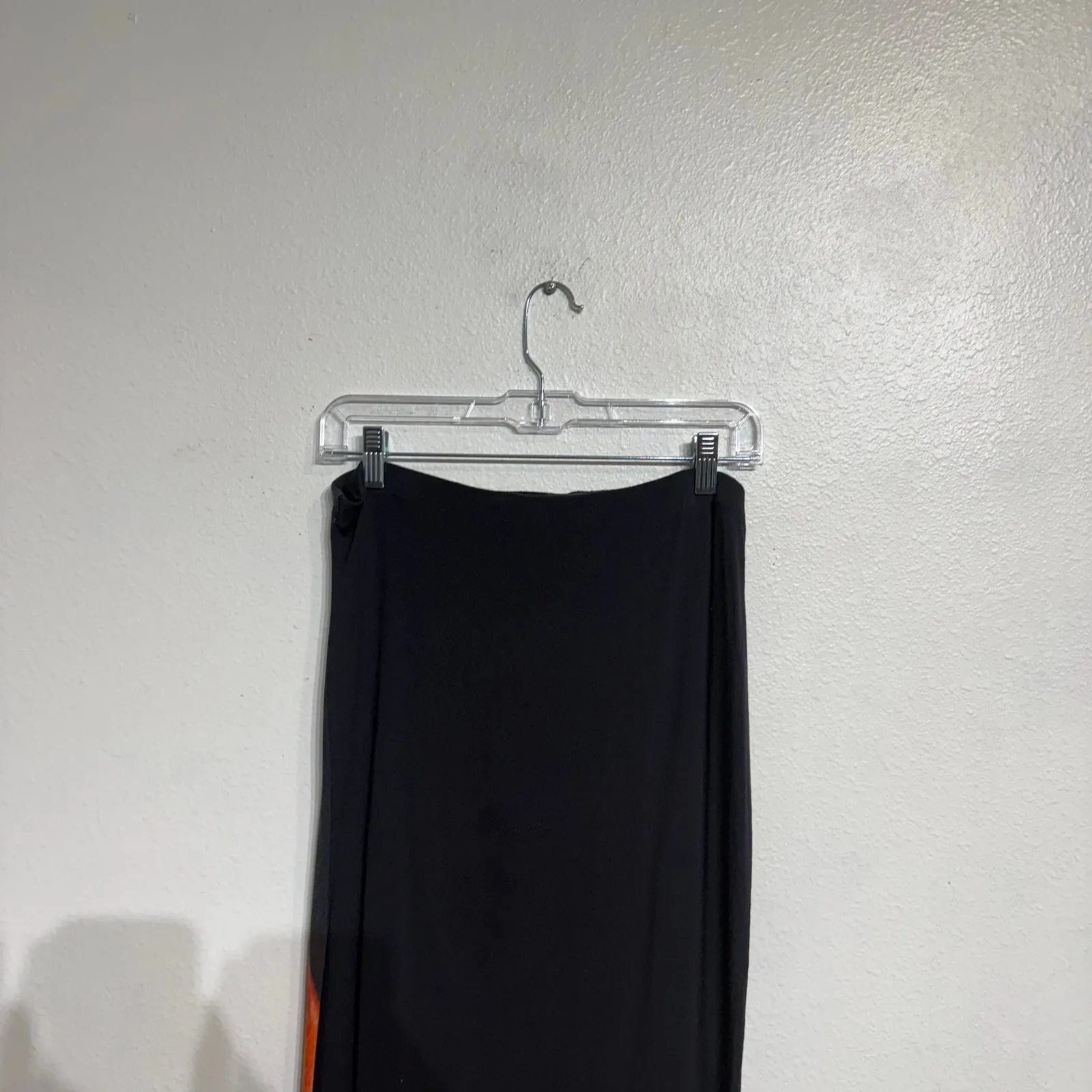 Jaded London Black Flaming Rose Maxi Skirt Sz 6 - Image 7