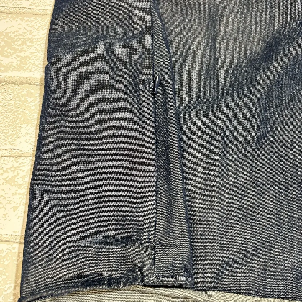 Toad&Co Dark Blue Denim Top Size L - Image 3