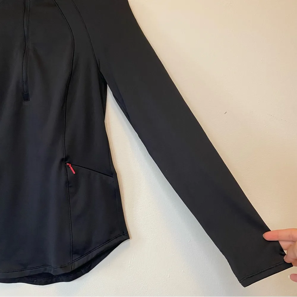 Spyder  Women’s Half Zip Long Sleeve Mock Neck Active Sweatshirt Black Sz Small - Image 6