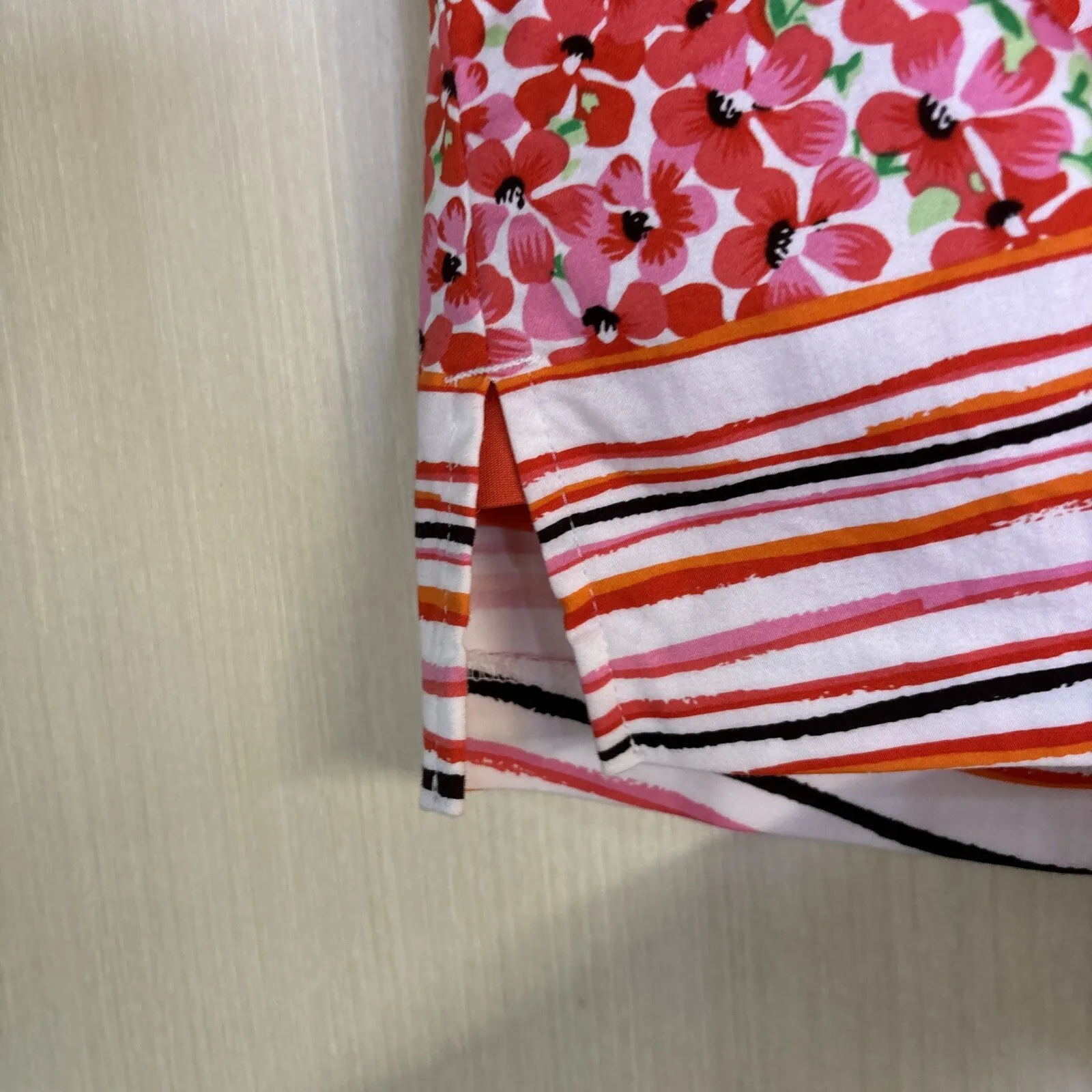 Lady Hagen Golf Skirt Sz 10 Orange Floral Athletic Skort - Image 4