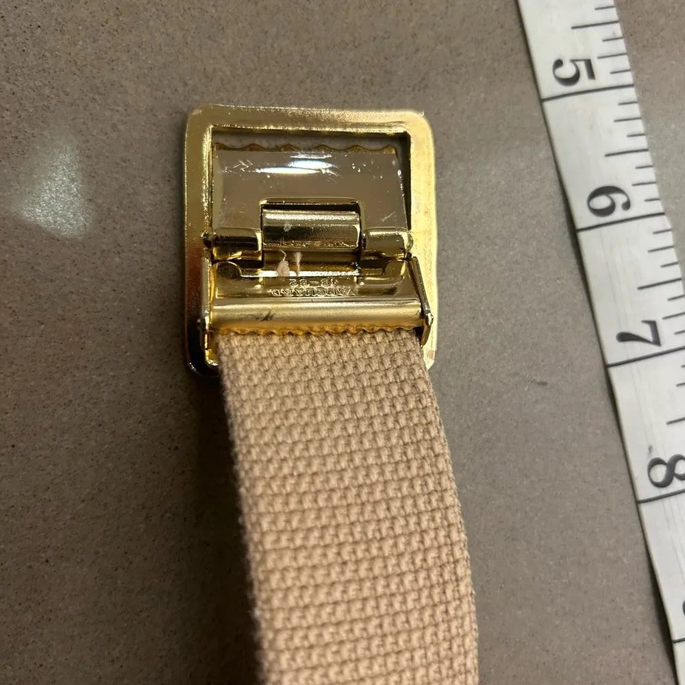 Belt with Gold Buckle - Image 3
