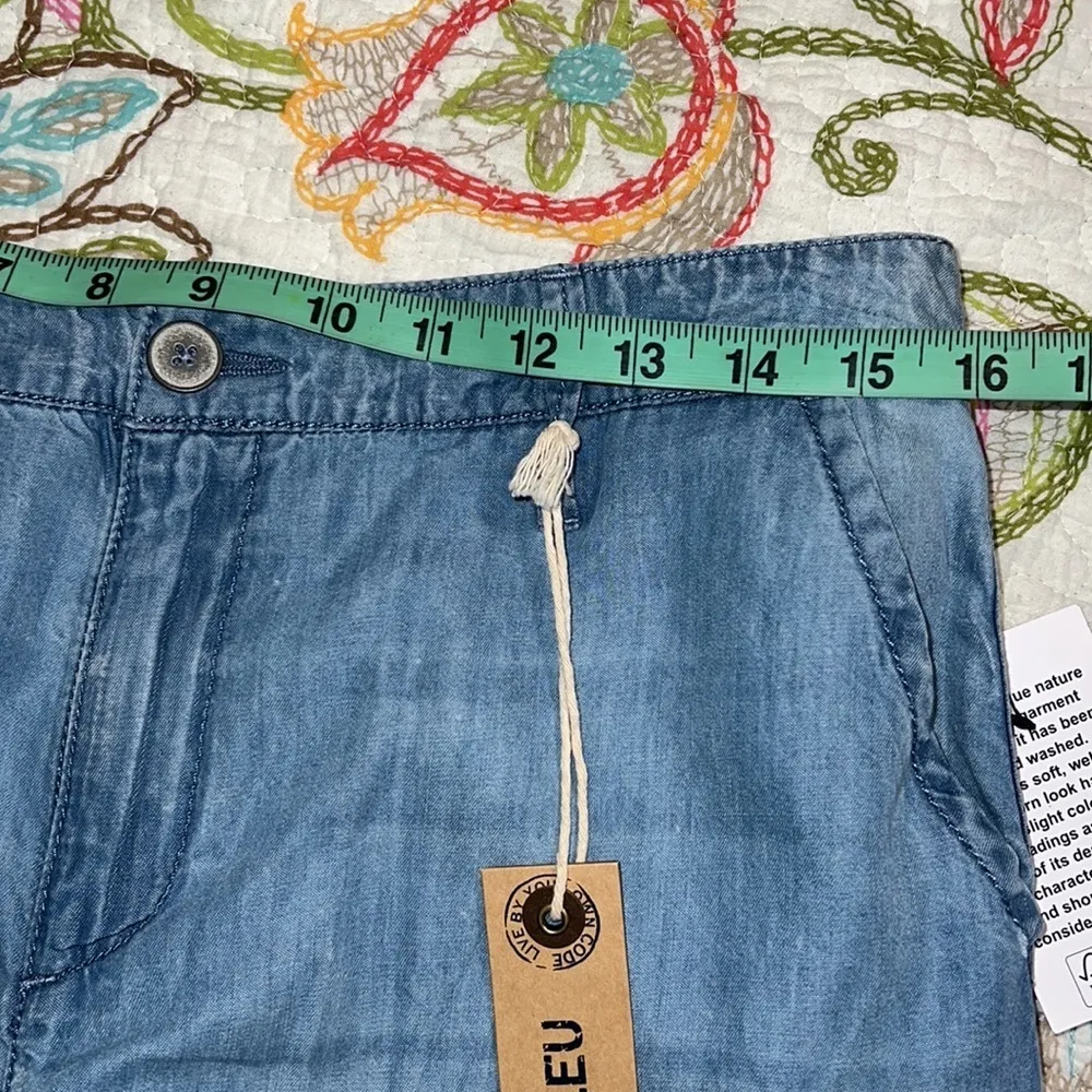 CODE BLEU 10/29 regular St Lucia wash Sienna zip button closure missy average Blue - Image 4