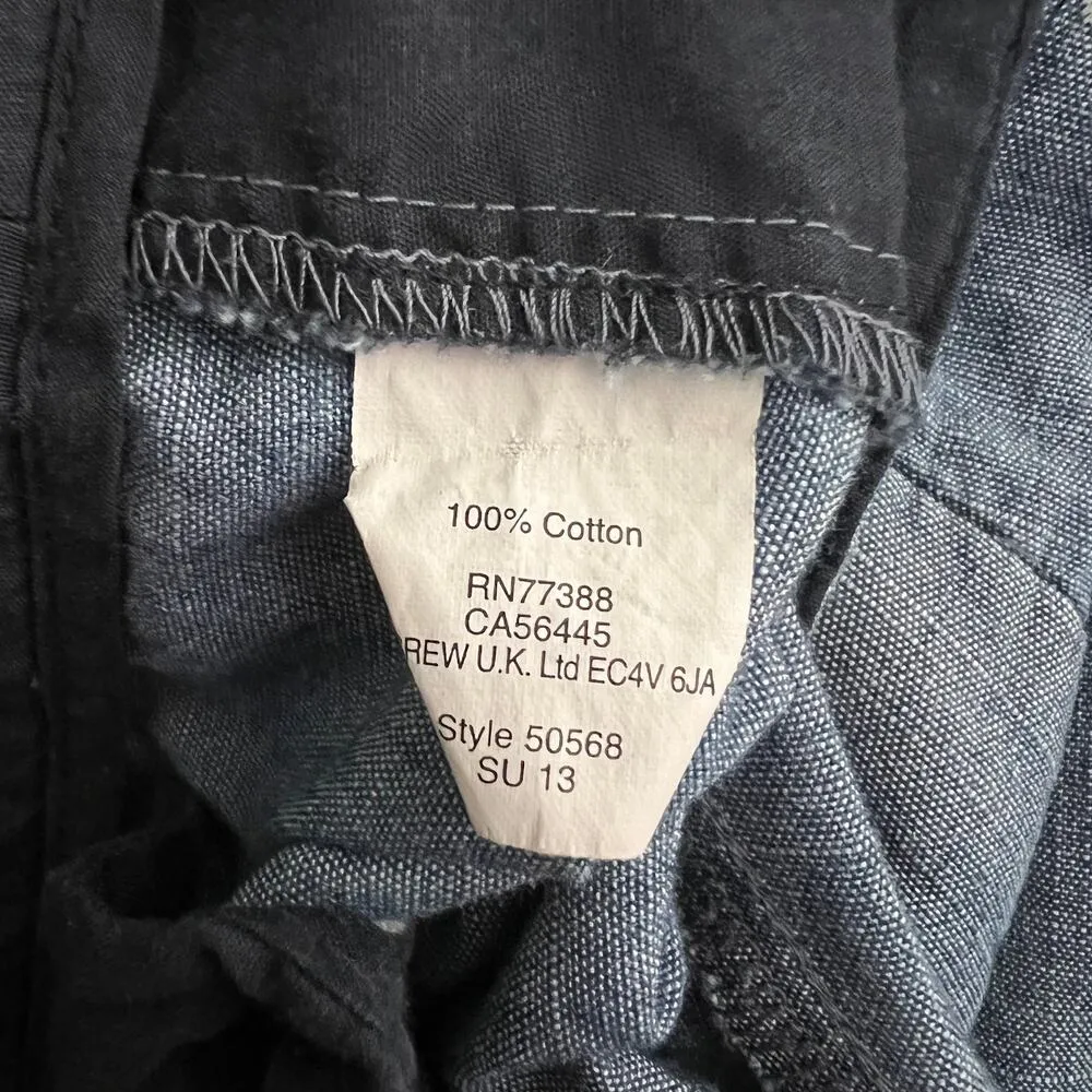 J. Crew Pants Womens 8 Polka Dot Ankle 100% Cotton Beachy Coastal Casual Preppy - Image 8