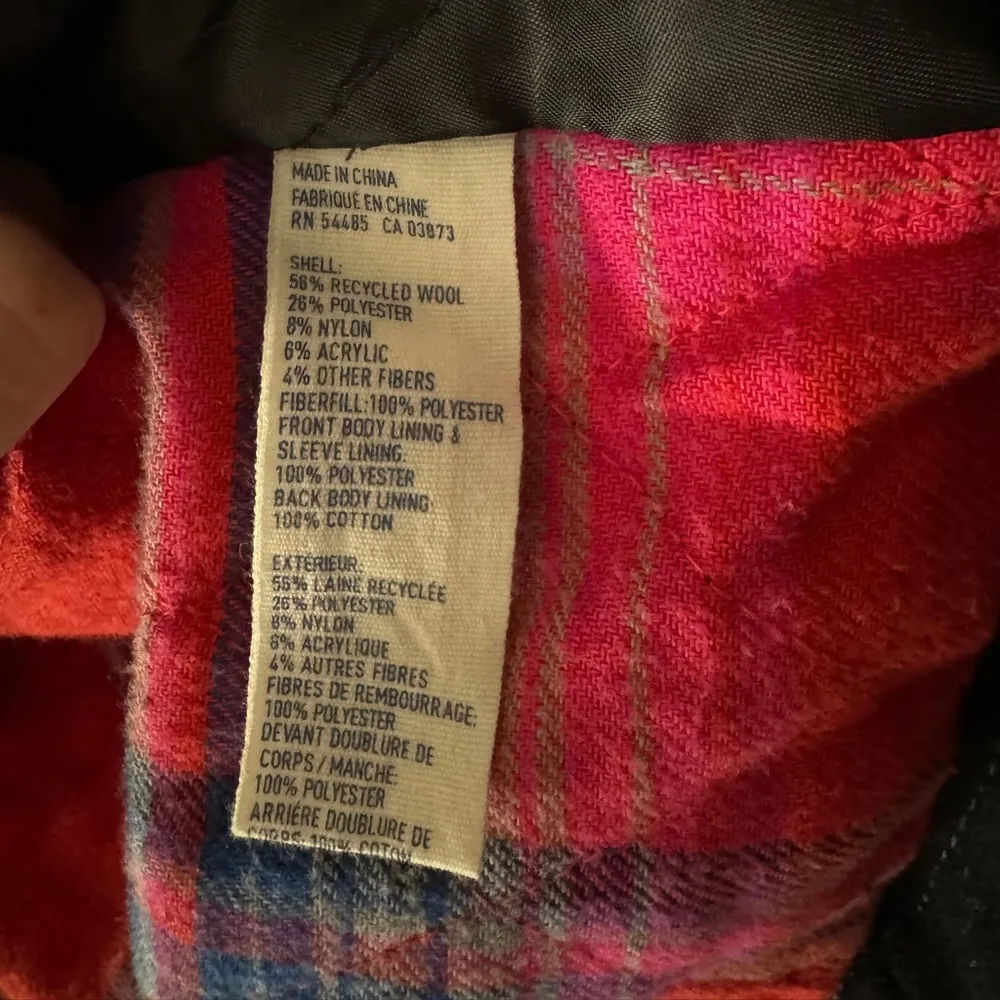 American Eagle  Navy Blue Wool Pea Coat - Image 6