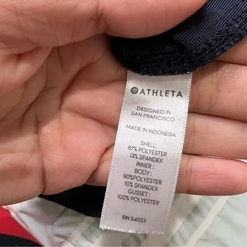 Athleta | Midtown Navy Pinstripe Skort Size 2 - Image 4