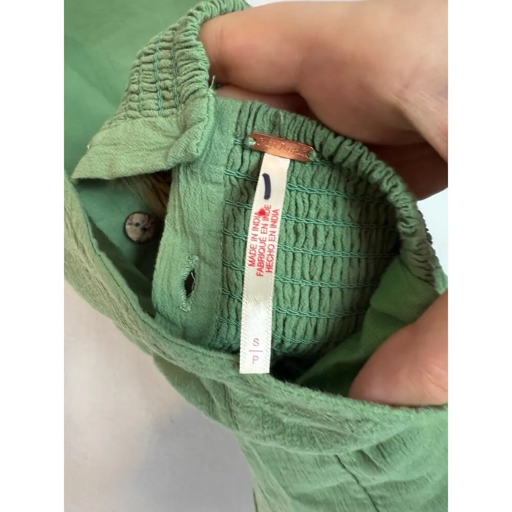 Free people Made for Me Midi olive green size small - Image 4