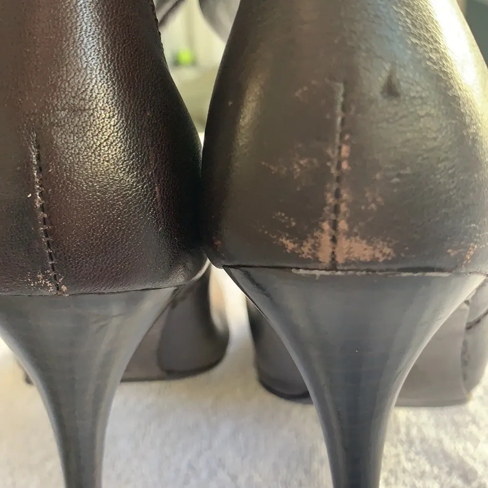 Banana Republic Size 9.5 Chocolate Brown Heeled Boots - Image 6