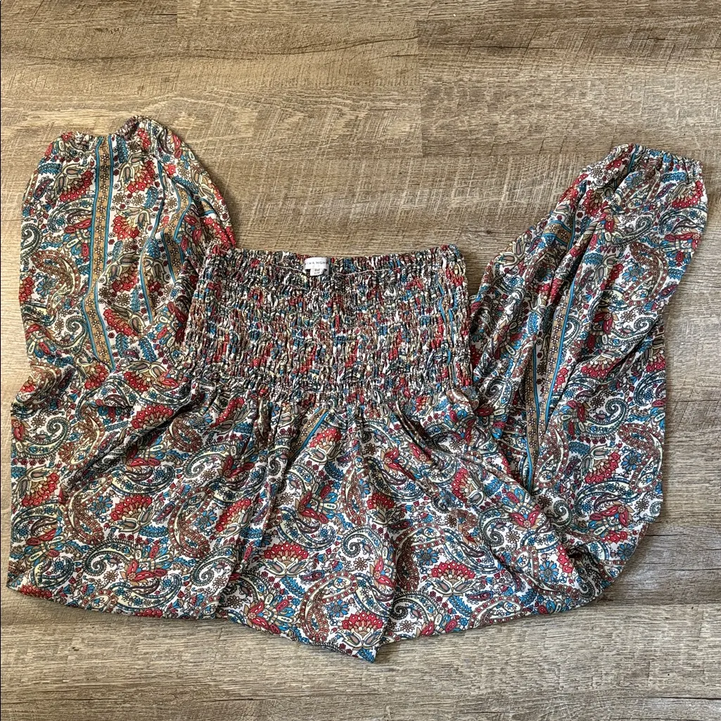 Karma Highway Bohemian Pants One Size Red Size undefined - Image 2