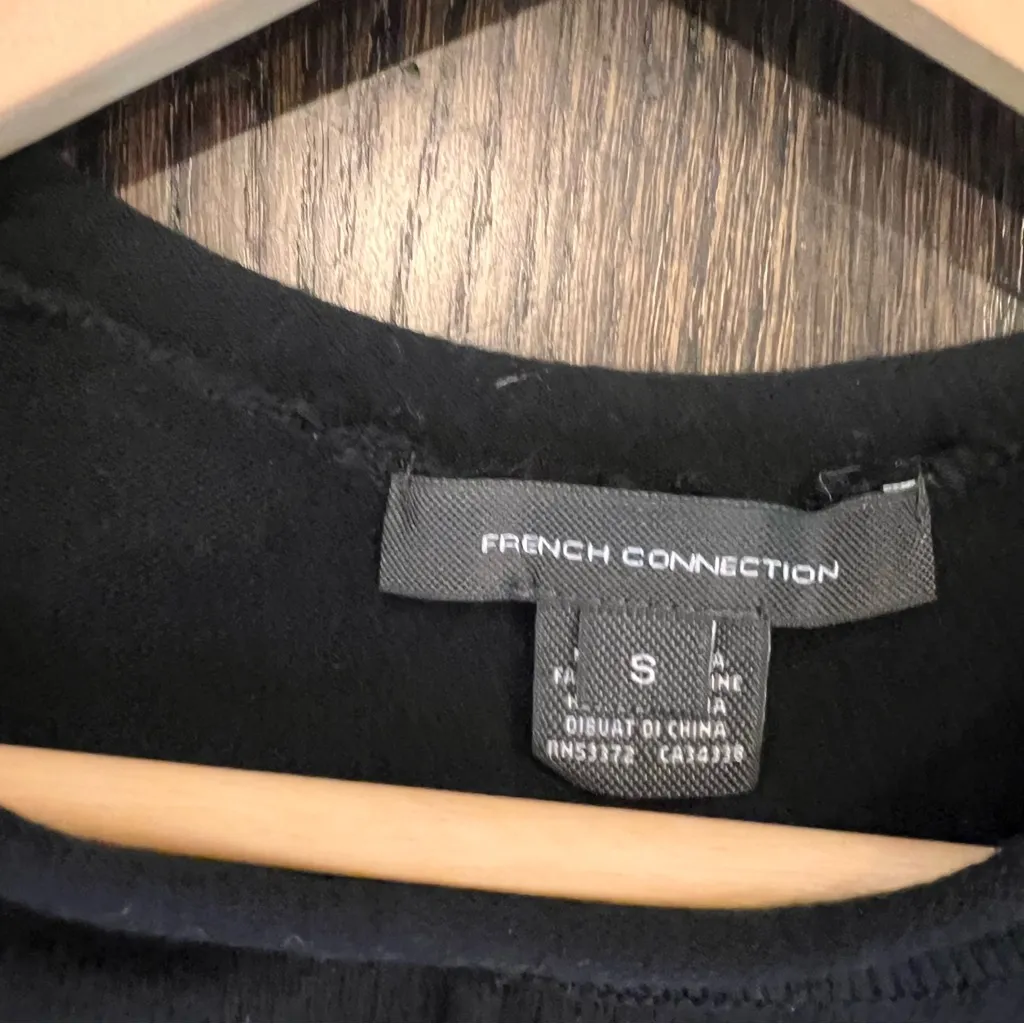 French Connection Black Crew Neck Sweater - Image 2