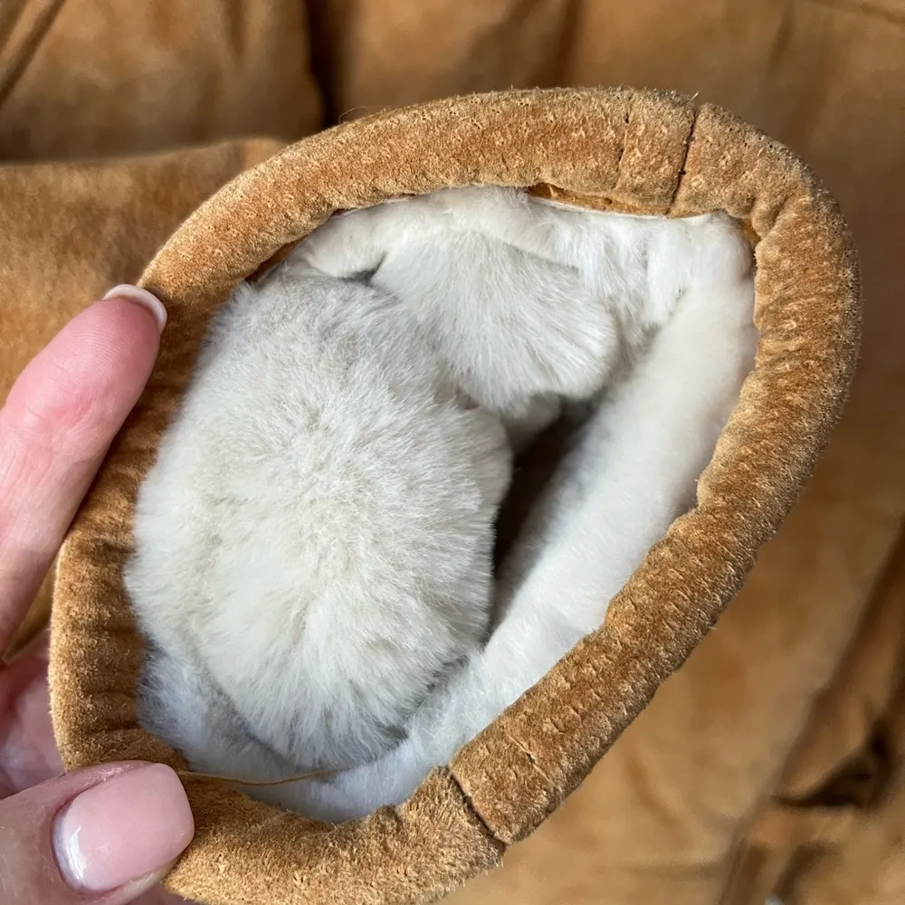 Vintage Marvin Richards leather faux fur lined jacket - Image 4