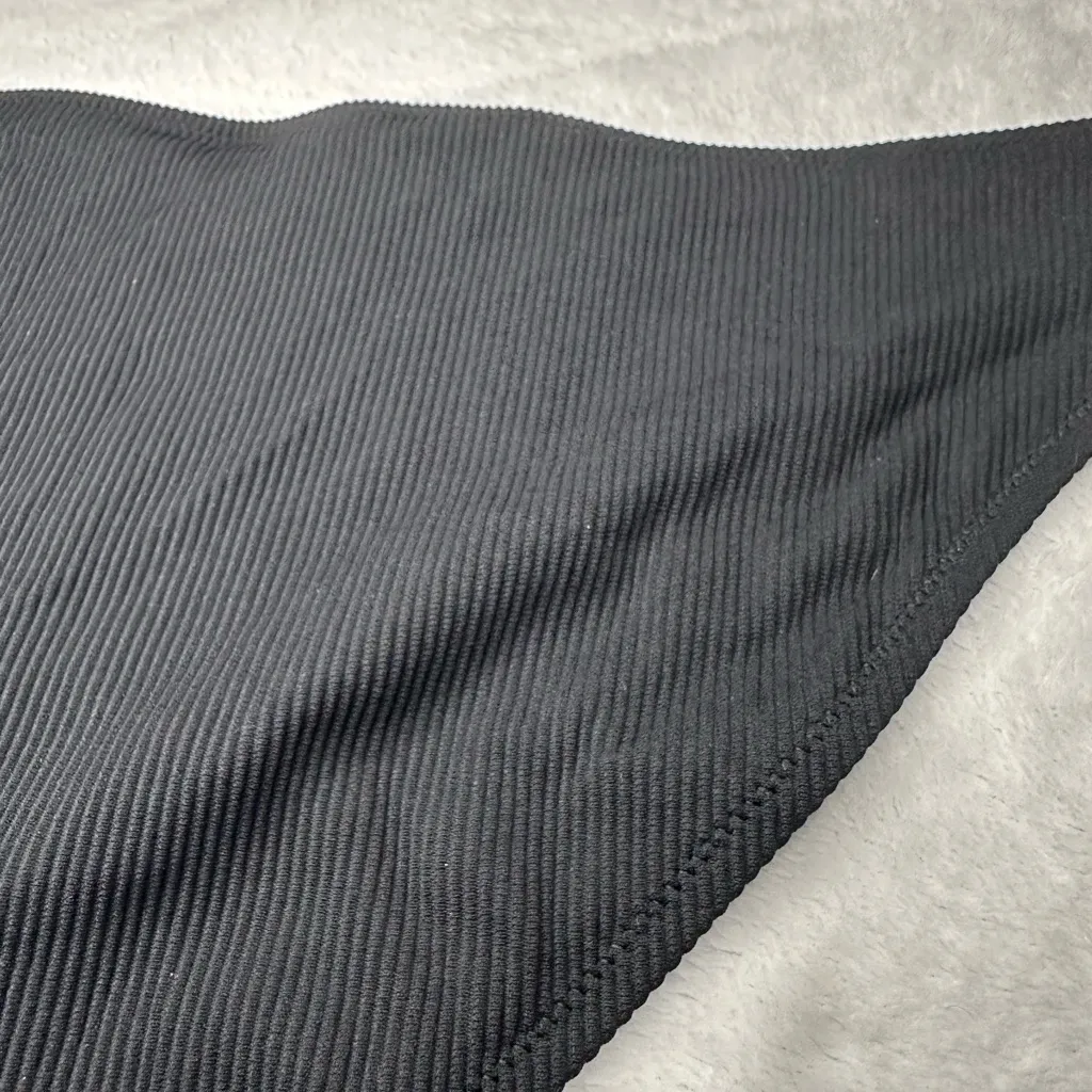 Aerie Ribbed Bikini Bottom in Black Size Large NWT - Image 8