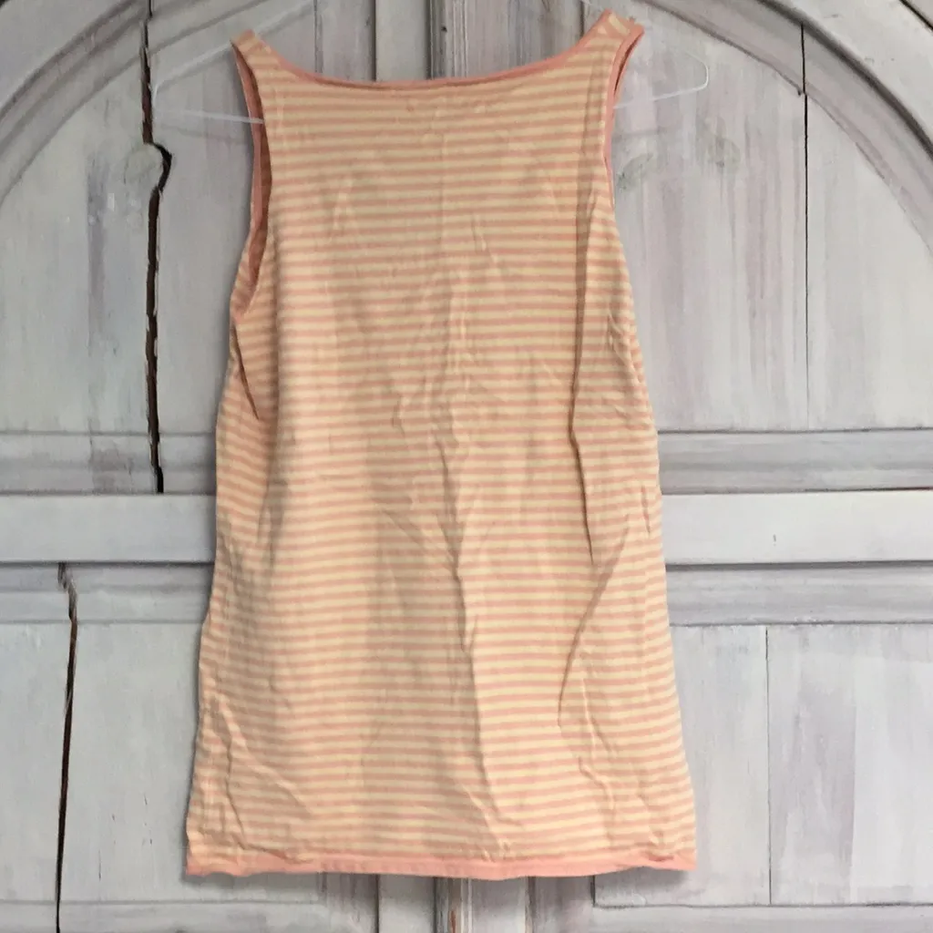Neiman Marcus Minnie Rose Striped Tank Top - Image 2