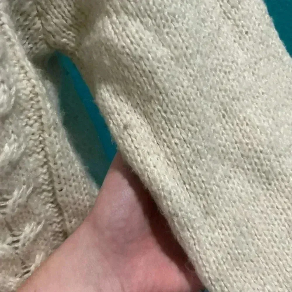 Brandy Melville beige wool blend sweater - Image 2