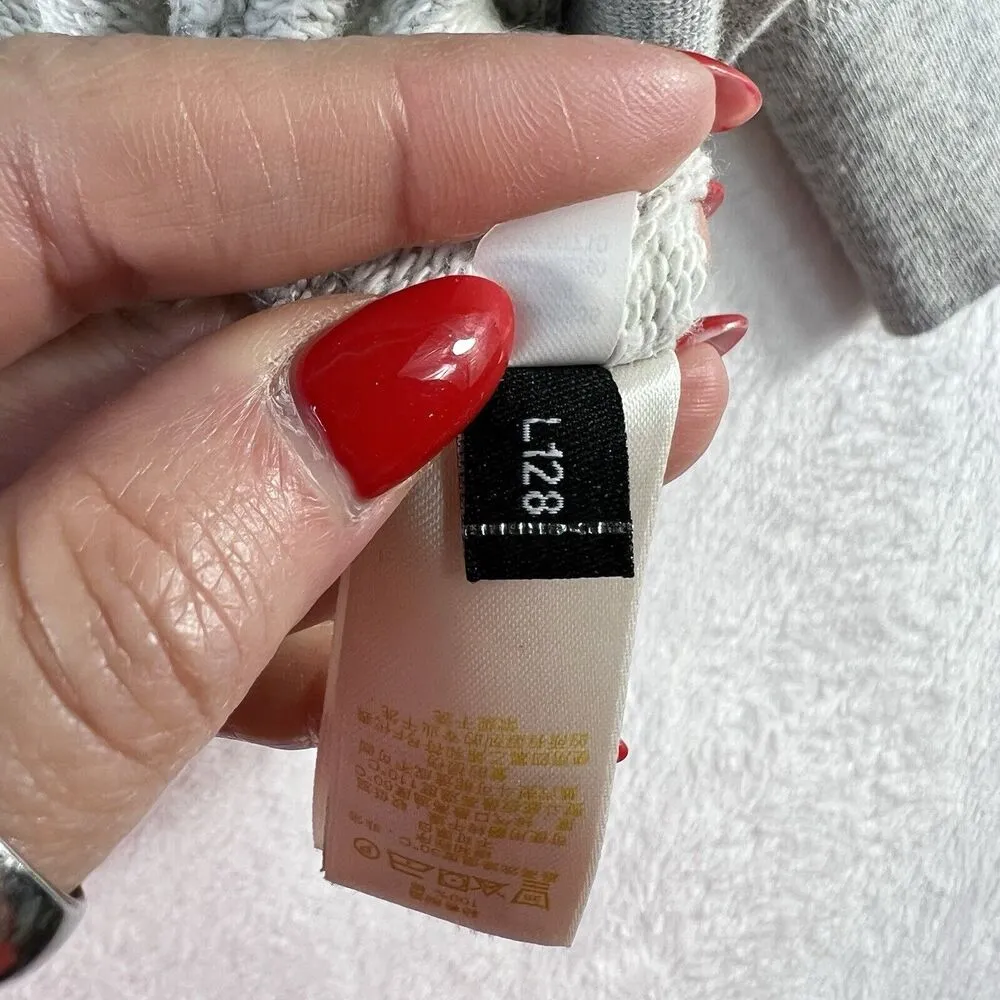 Kate Spade x Darcel Size XS Women's Pink Donut Graphic Sweatshirt Boatneck Grey - Image 6