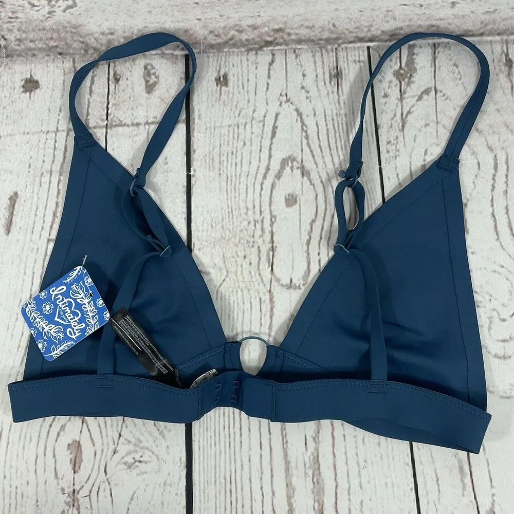Free People Intimately Bra Oh Scuba Small Bralette Midnight Cowboy Convertible - Image 4