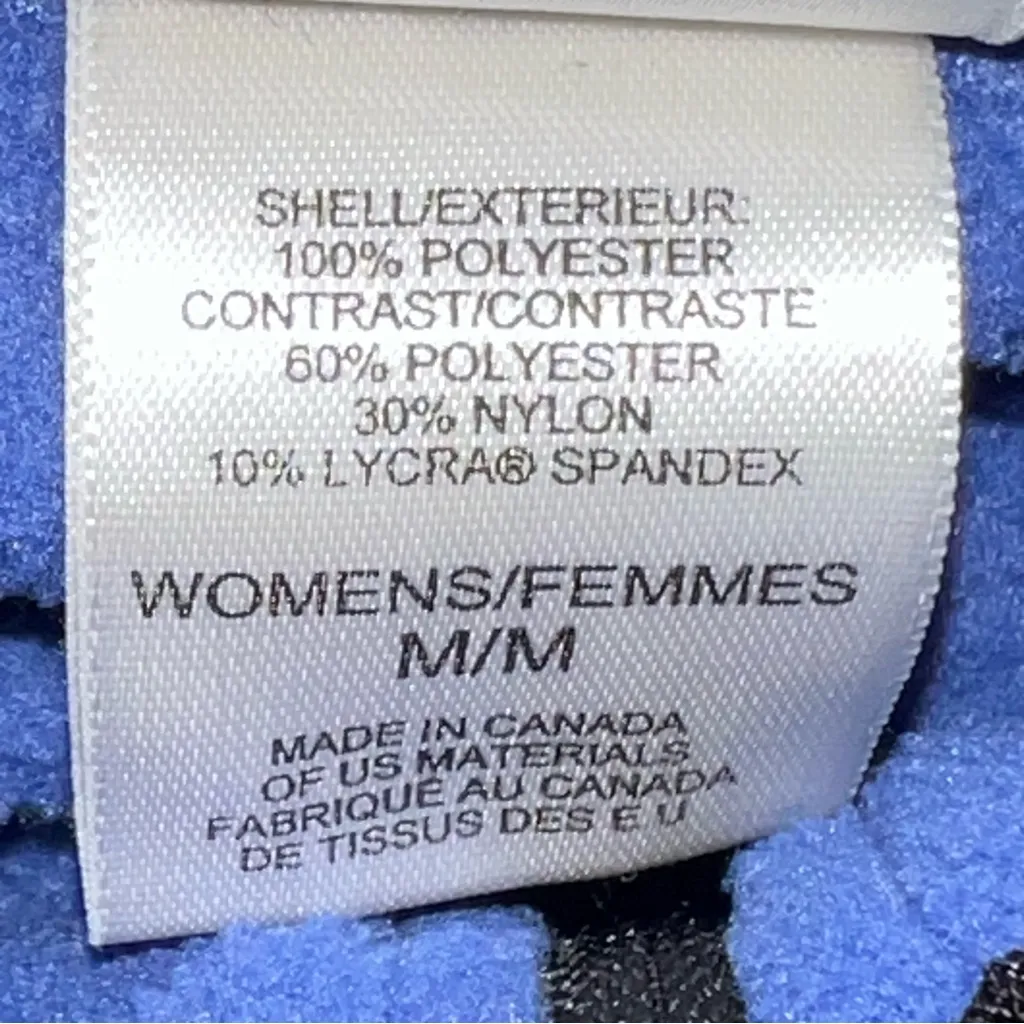 The North Face Women’s Blue/Black 3/4 Zip Fleece Pullover-Size M - Image 10