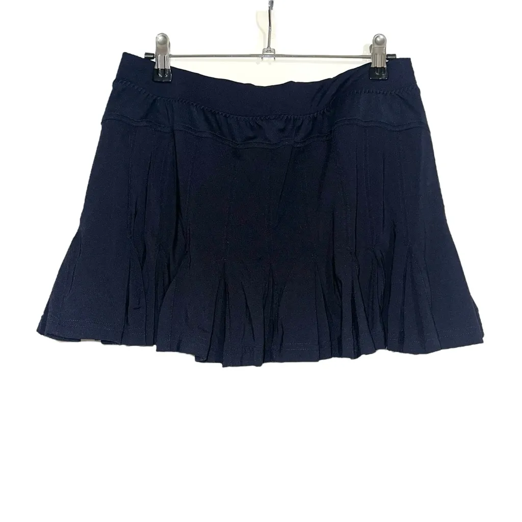 Adidas x Stella McCartney Navy and White Colorblock Tennis Skort 40 US M - Image 2