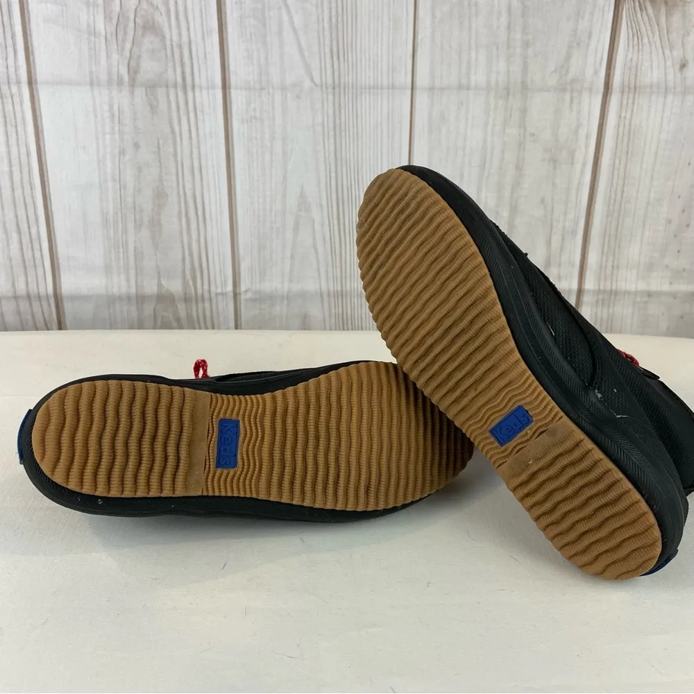 Scout Ankle Sneaker Boot Black Waterproof  Leather Red Laces Women’s Size 6 - Image 9