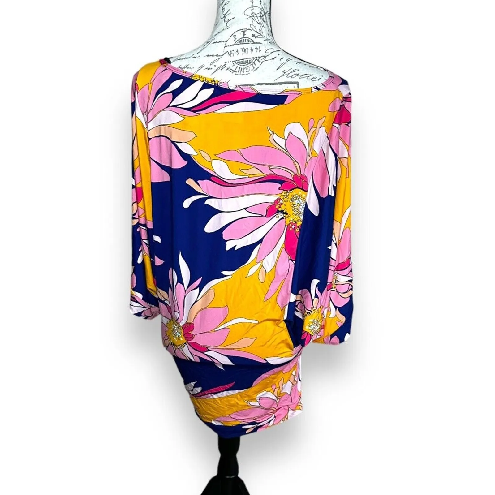 Trina Turk Breeze Floral Tunic Dress Cover-Up NWT - Image 2