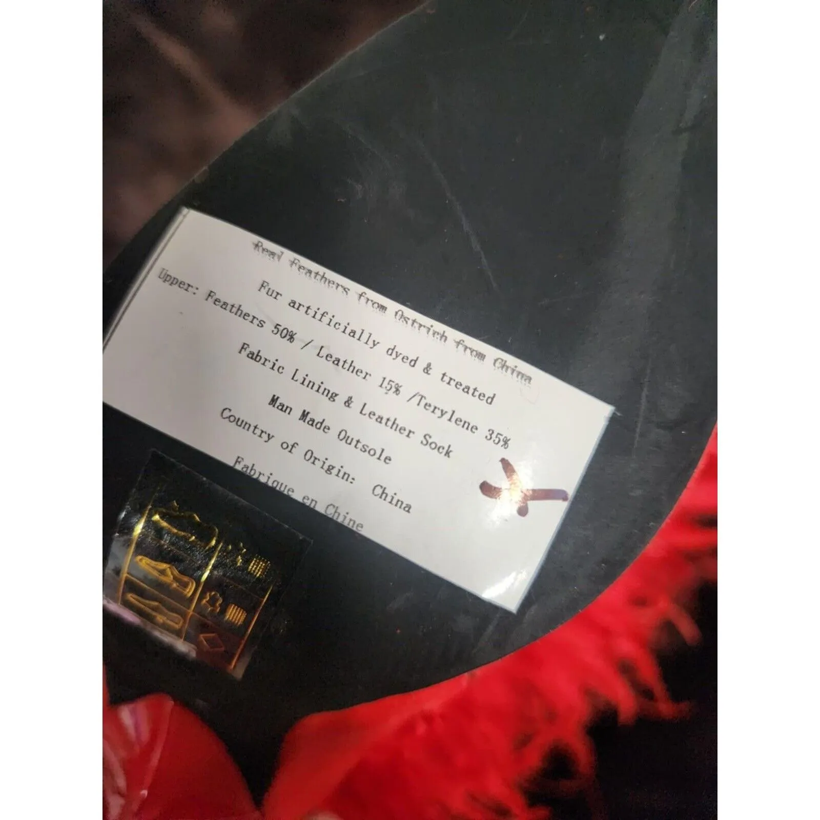 Jeffrey Campball Shake-Ya Feather Over the Knee Boot (Women) Size 5.5 - Image 8