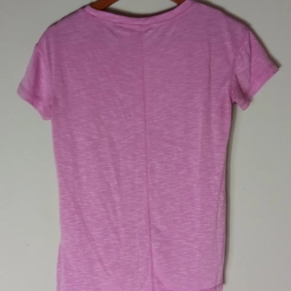 Ideology XS Front Knot Athletic Top in Pink Rose - Image 2