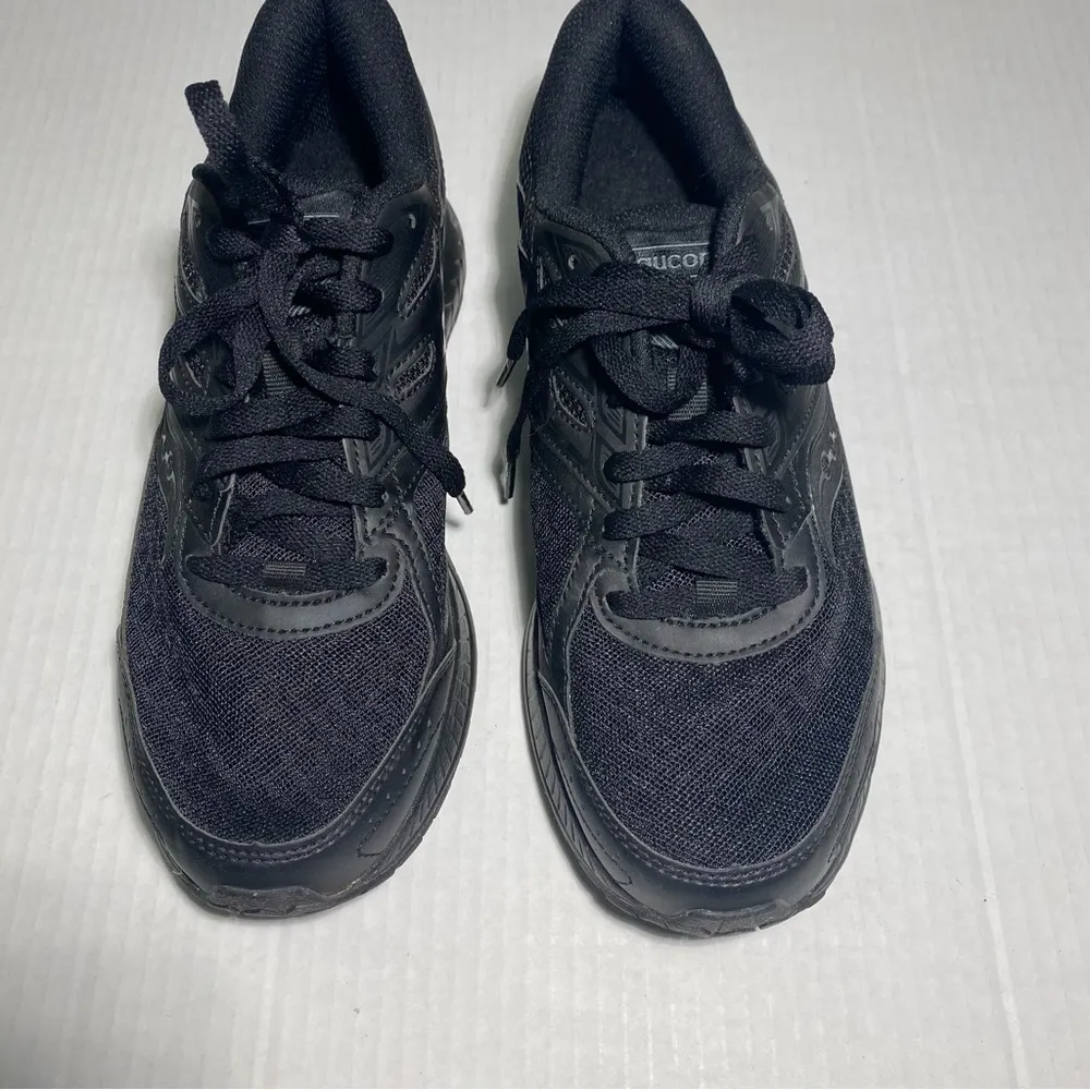 Saucony Womens Cohesion 13 S10566 -1 Black Running Shoes Sneakers Size 9W (P) - Image 3