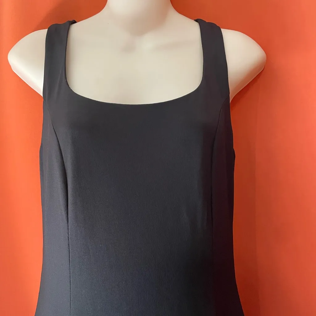 Newport News Black and Red Mesh Dress - Image 2