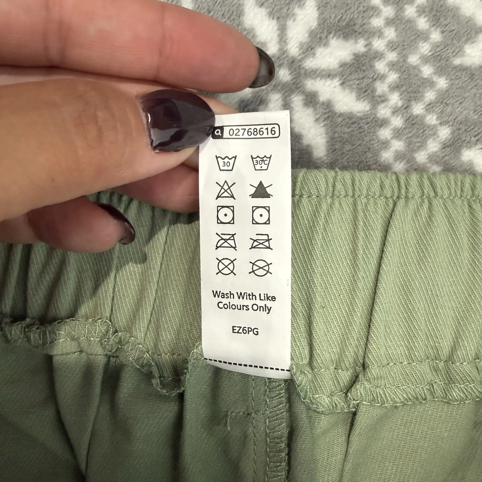 NWT Halara Mid Rise Zipper Pocket Casual Cotton Joggers Laurel Green X-Large - Image 5