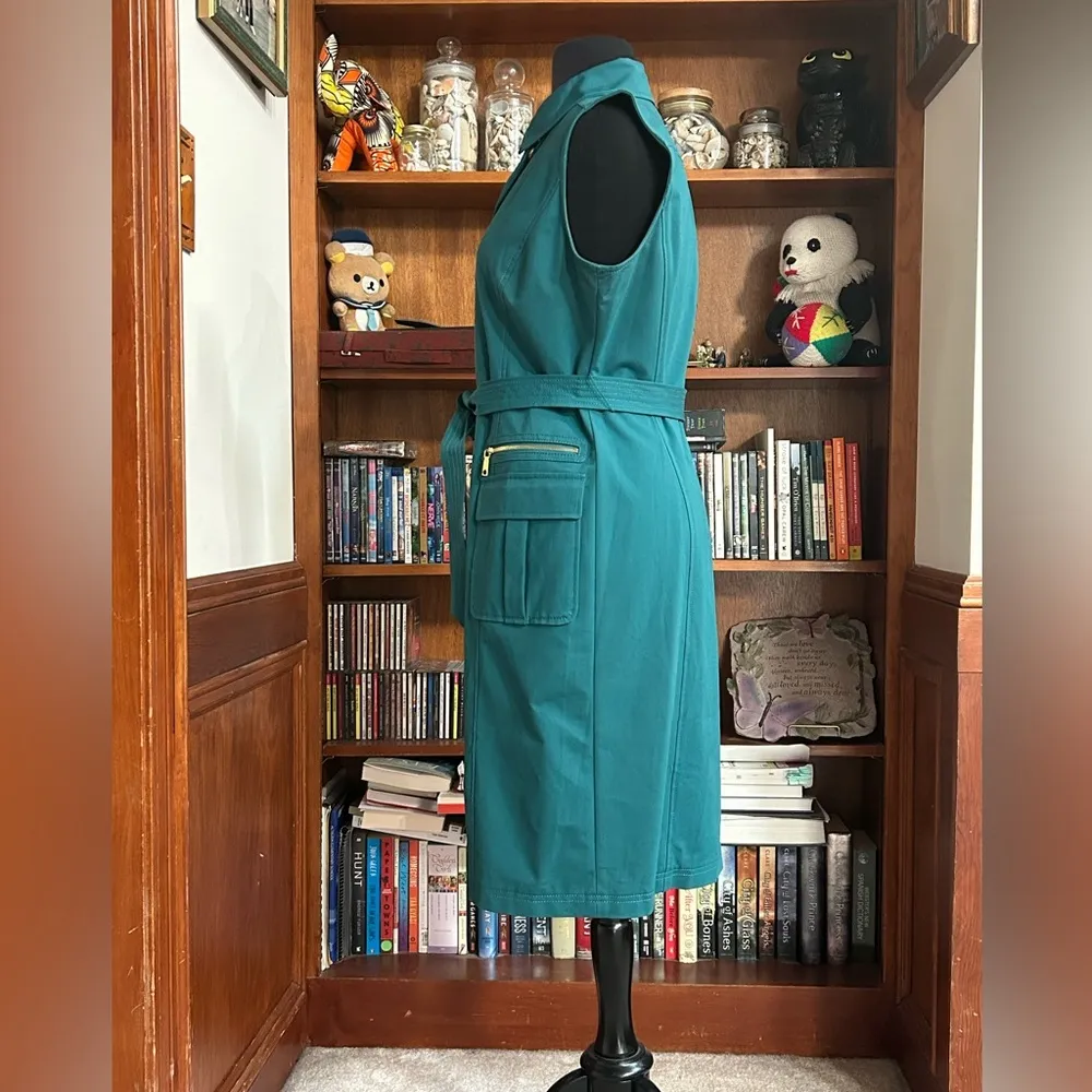 Lafayette 148 New York Starla Sleeveless Zip Front Dress - 8 - Image 6